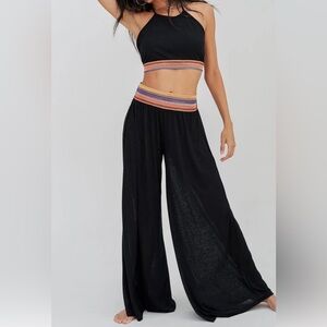 Pitusa Halter Top & Wide Leg Pant 2 Piece Set